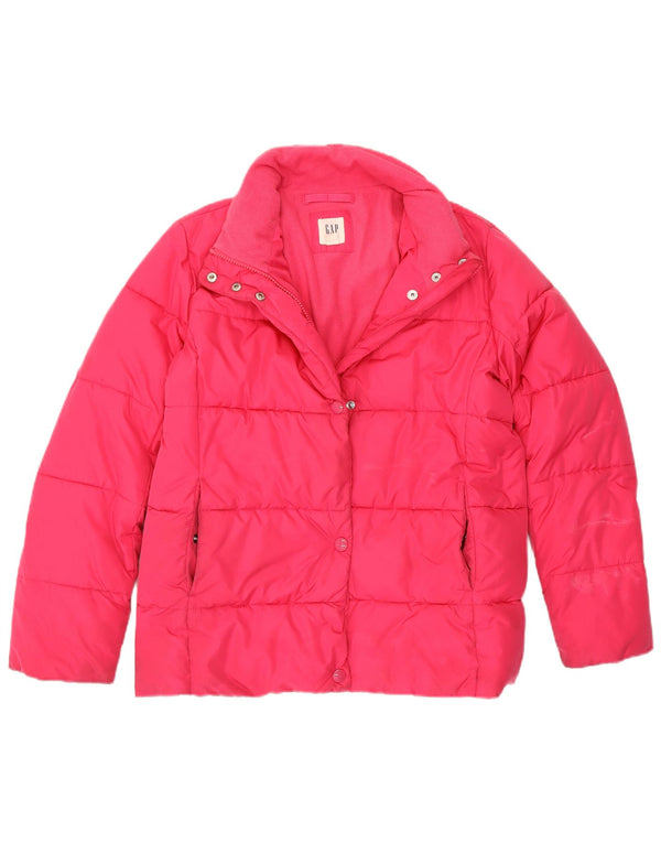 Gap Girls Padded Jacket 13-14 Years 2XL Pink Polyester