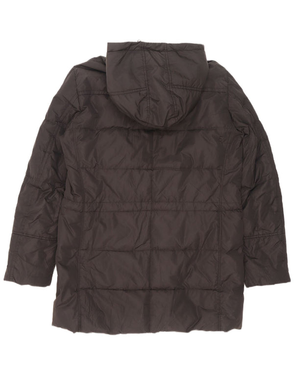 Casaco masculino acolchoado com capuz PEUTEREY UK 40 poliéster preto grande