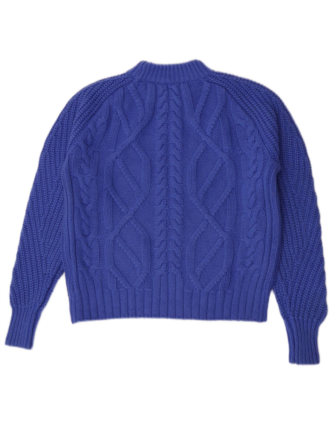 Suéter feminino Marks & Spencer Autograph com gola tartaruga Reino Unido 8 pequeno azul