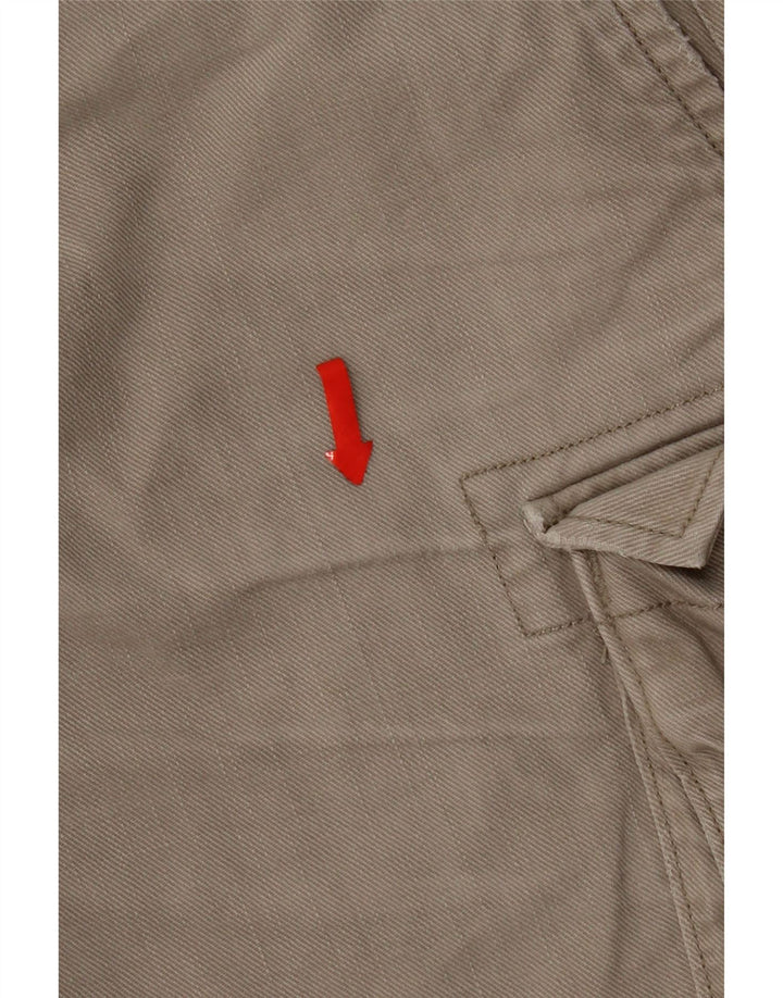 Shorts cargo masculino Levi's W34 grande algodão cinza