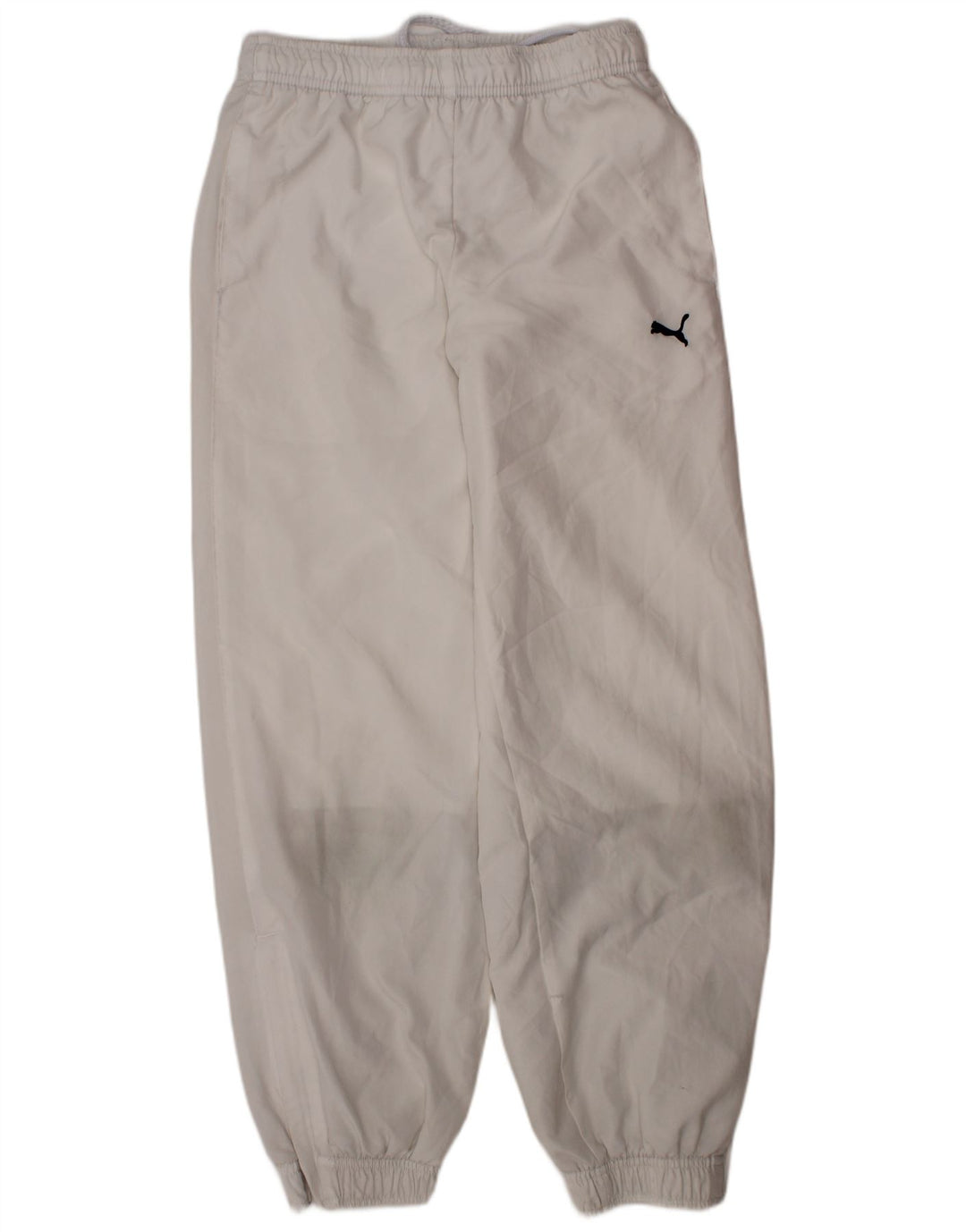 Calça de treino PUMA Boys Joggers 9-10 anos poliéster branco