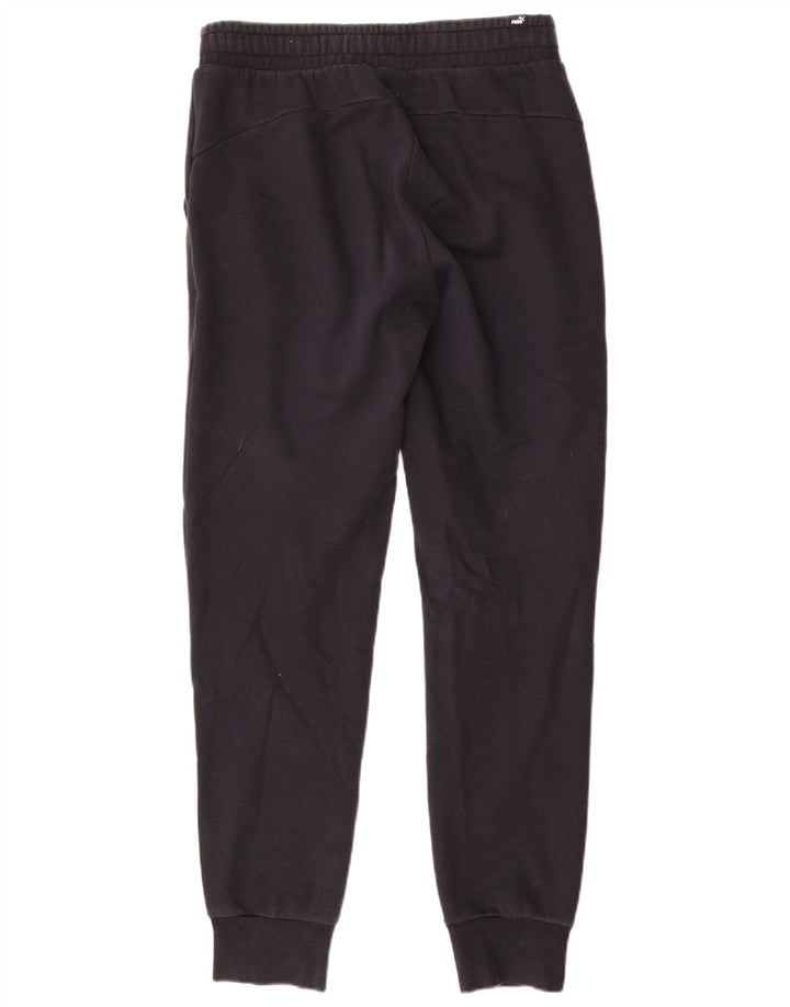 Calça de treino masculina Puma Joggers médio algodão preto