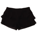 Shorts feminino Zara médio W28 poliéster preto