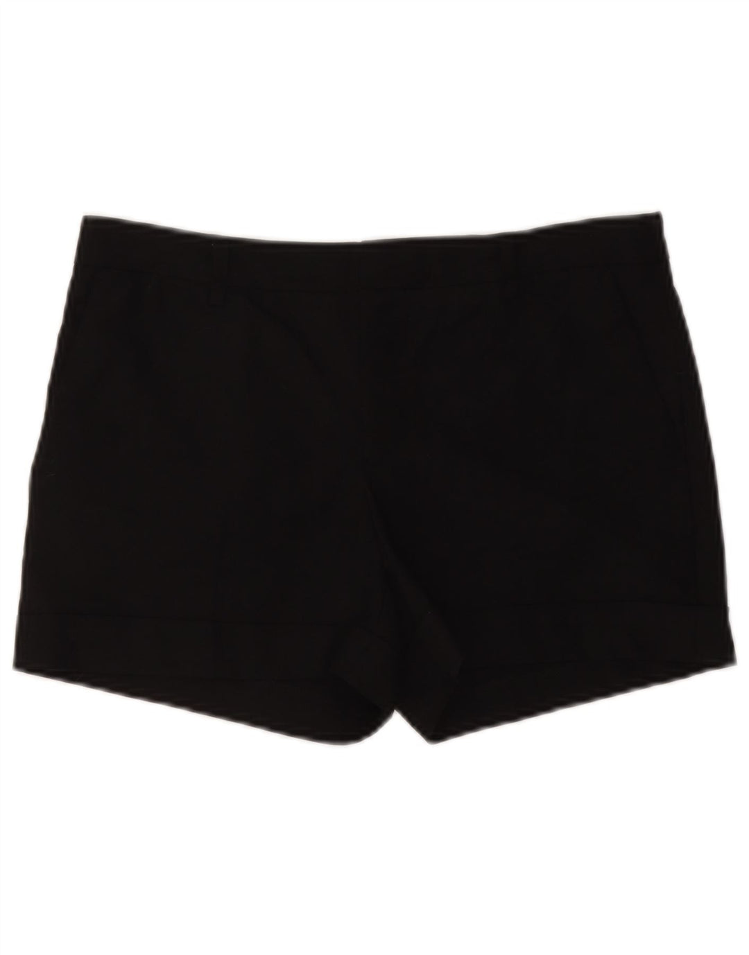 ZARA Shorts Chino Feminino Médio W28 Poliéster Preto