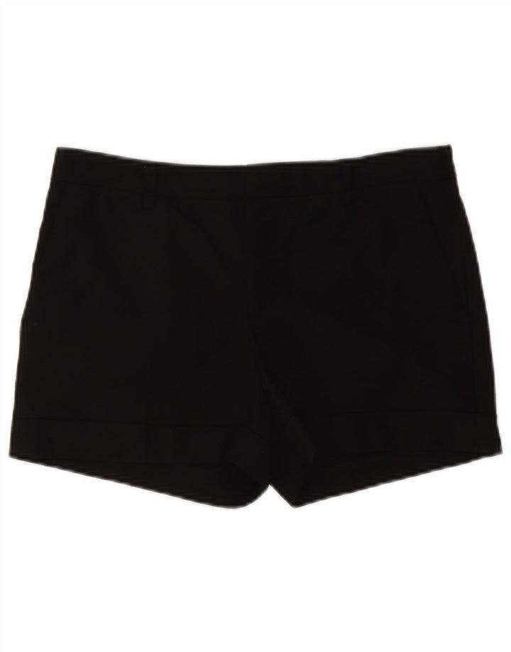 ZARA Shorts Chino Feminino Médio W28 Poliéster Preto