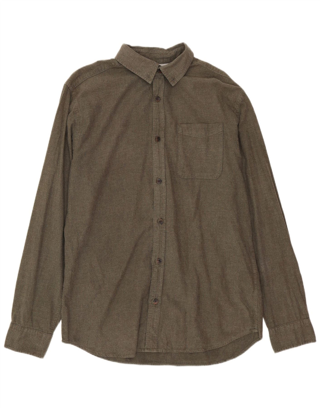 Camisa masculina Jack & Jones de algodão cáqui médio