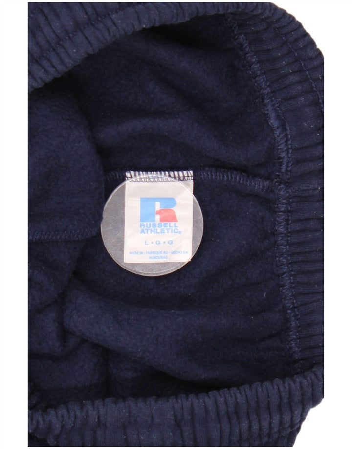 Calça de treino masculina RUSSELL ATLÉTICA Joggers grande algodão azul marinho