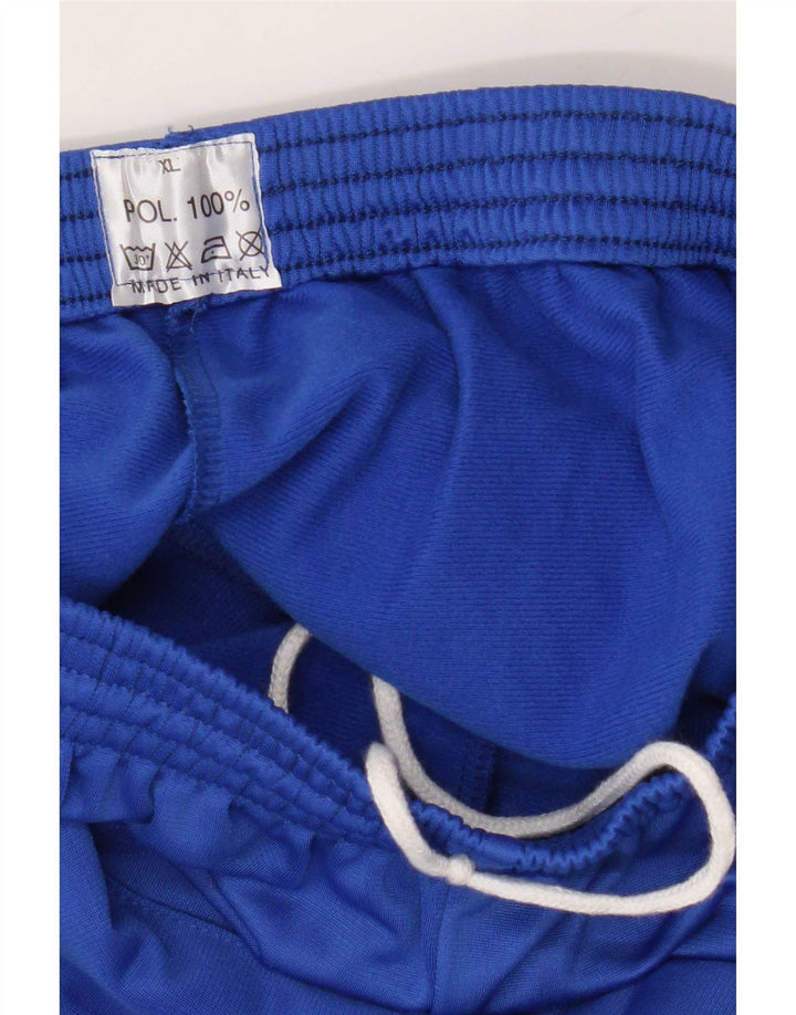 Calça de treino vintage menino 15-16 anos XL azul poliéster