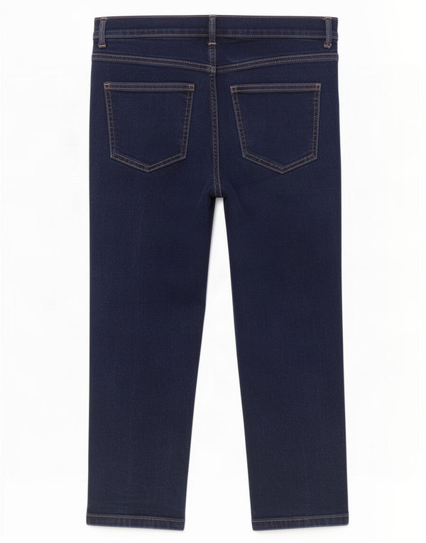 Calça jeans feminina Marks & Spencer UK 12 médio W30 L20 azul algodão
