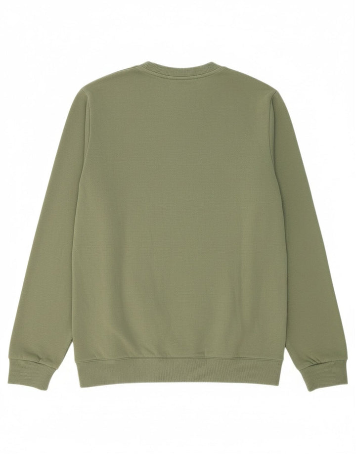 REEBOK moletom masculino jumper médio algodão verde