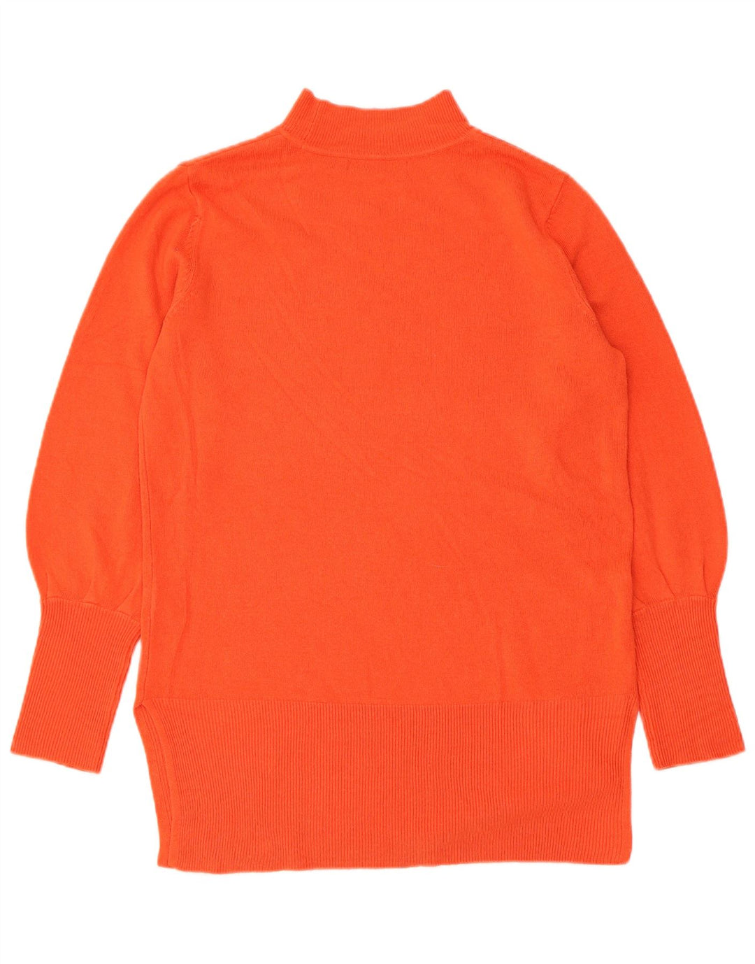 Suéter feminino Marks & Spencer com gola tartaruga Reino Unido 14 médio laranja