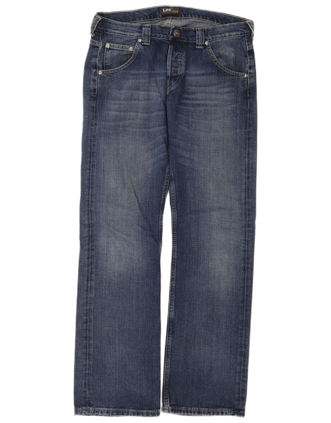 Lee Mens Flint Regular Fit Bootcut Jeans W33 L32 Azul Algodão