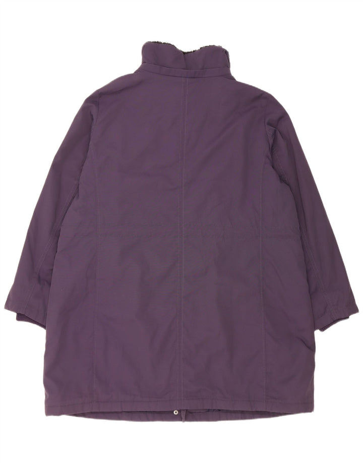 Casaco acolchoado feminino Marks & Spencer UK 18 XL roxo poliamida
