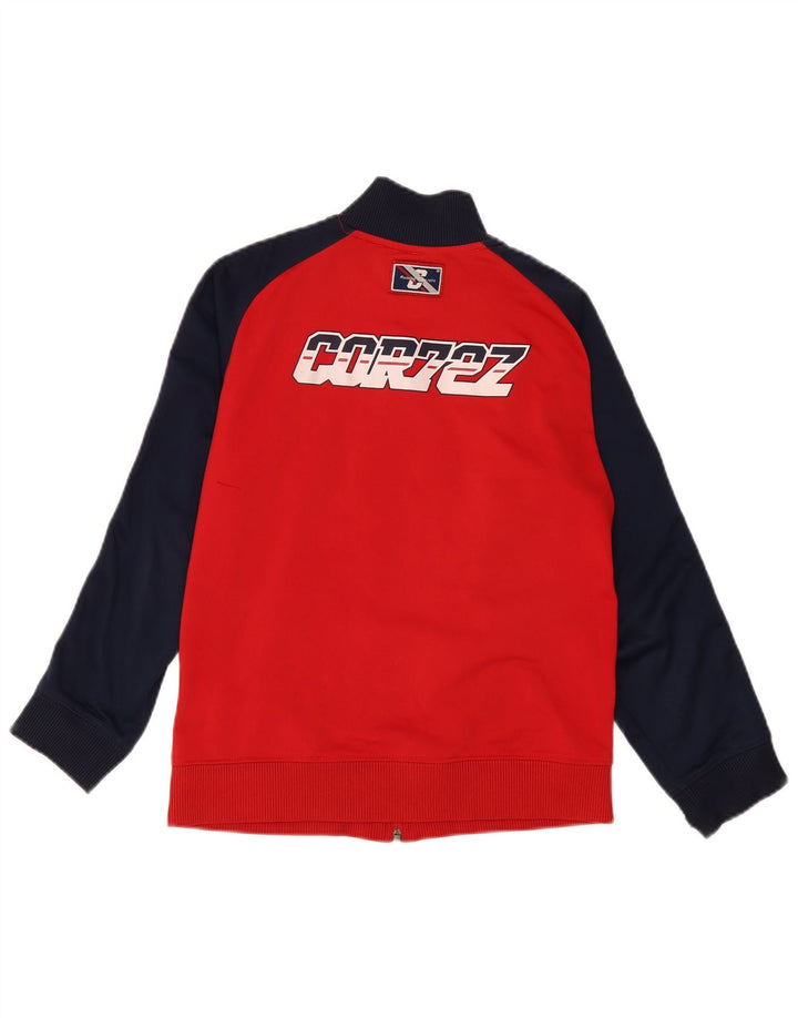 Jaqueta Nike Boys Graphic Tracksuit Top 11-12 anos Médio Vermelho Colorblock