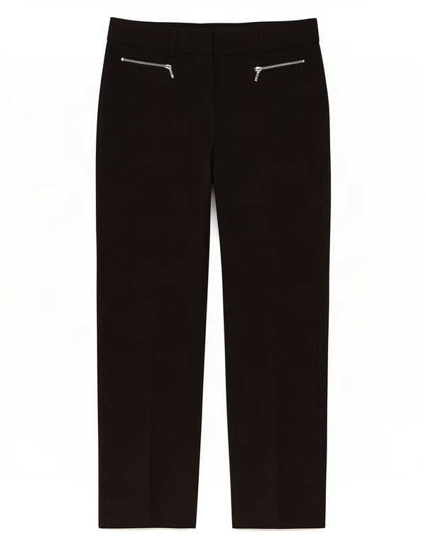 Calça feminina reta casual Marks & Spencer W28 L26 preta