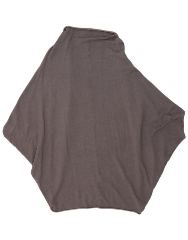 Zara Suéter Cardigan Aberto Feminino Reino Unido 14 Cinza Médio