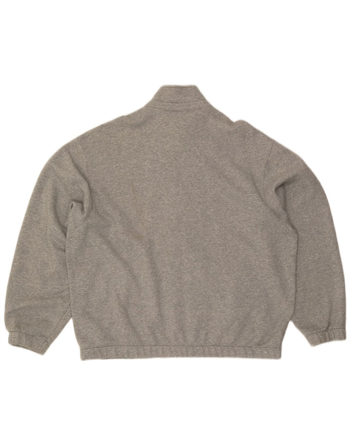 Jaqueta Nike masculina de agasalho XL cinza manchada de algodão