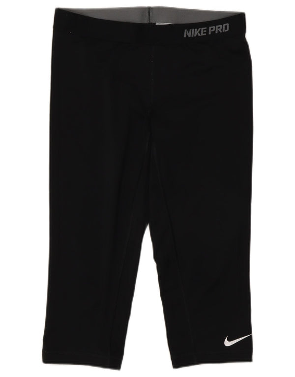 Leggings Nike Capri Femininas UK 12 Médias Pretas