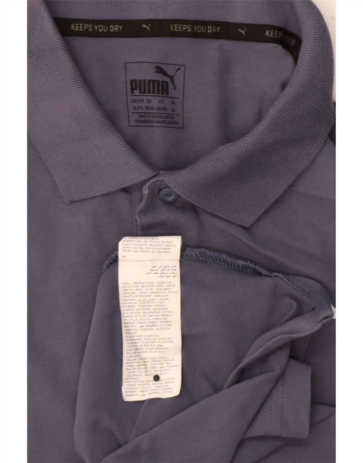 Camisa polo masculina Puma XL cinza algodão