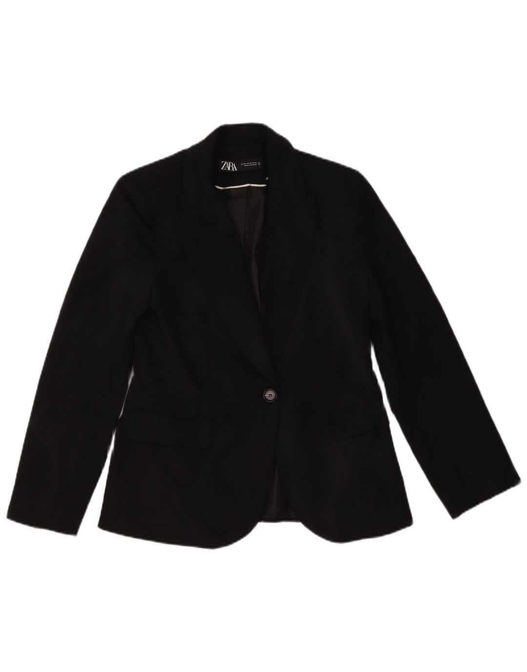 Jaqueta blazer feminina Zara com 1 botão UE 38 pequena preta