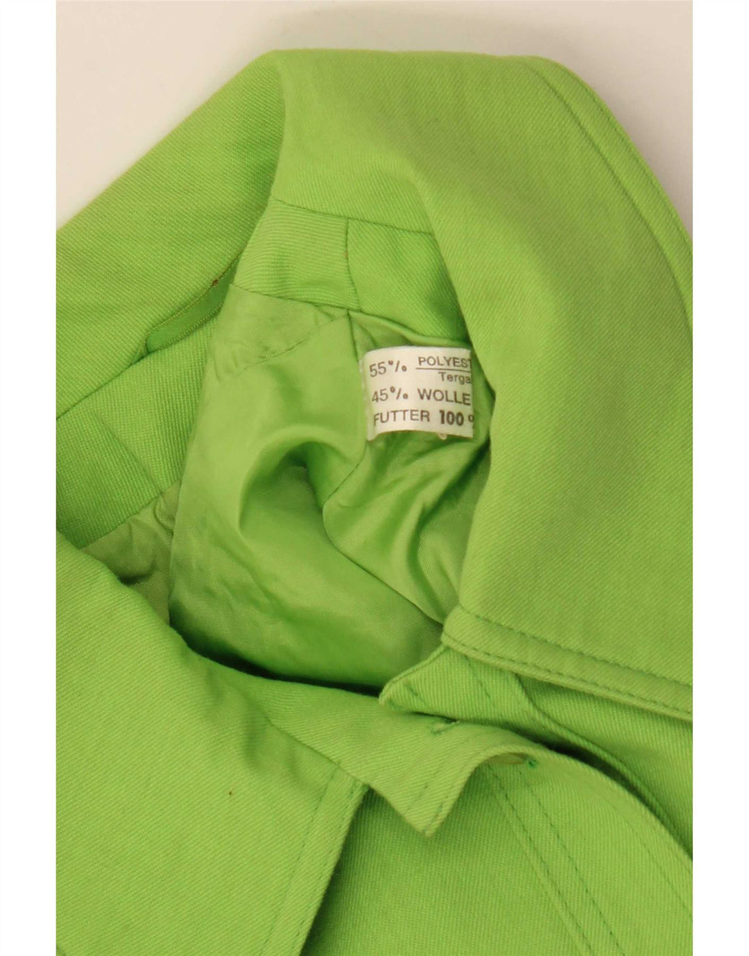 Gil Bret Womens Crop Bomber Jacket UK 14 Grande Poliéster Verde