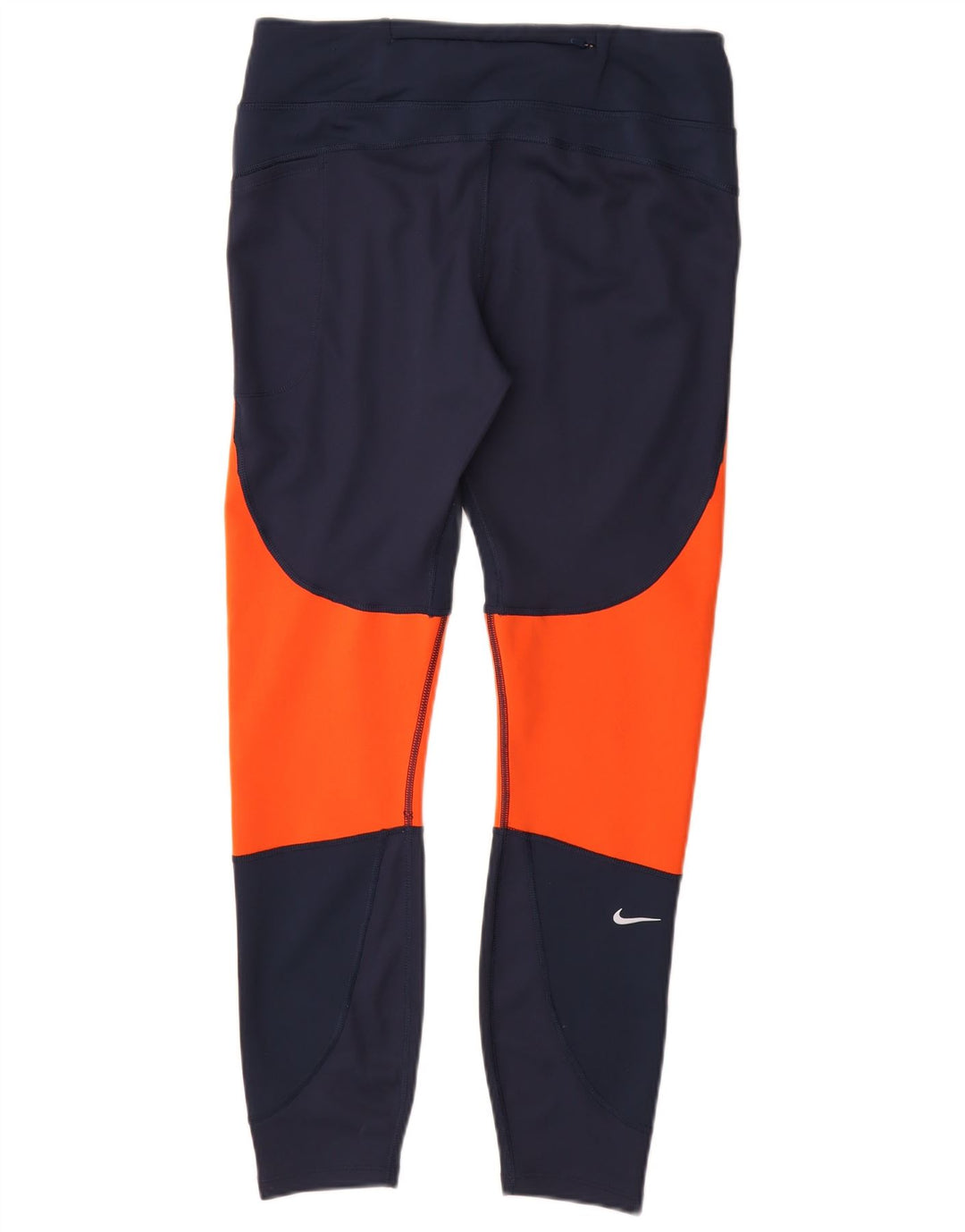 Leggings Nike Feminino UK 14 Grande Azul Marinho Colorblock Poliéster