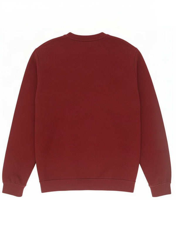 Nike Mens Moletom Jumper Médio Algodão Borgonha