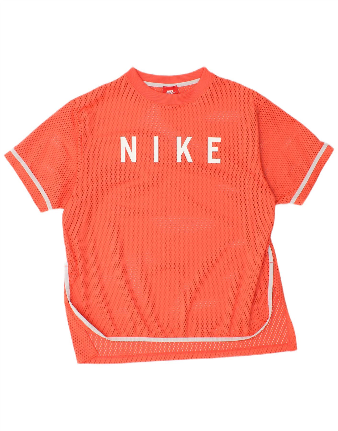 Camiseta Nike masculina gráfica grande poliéster laranja