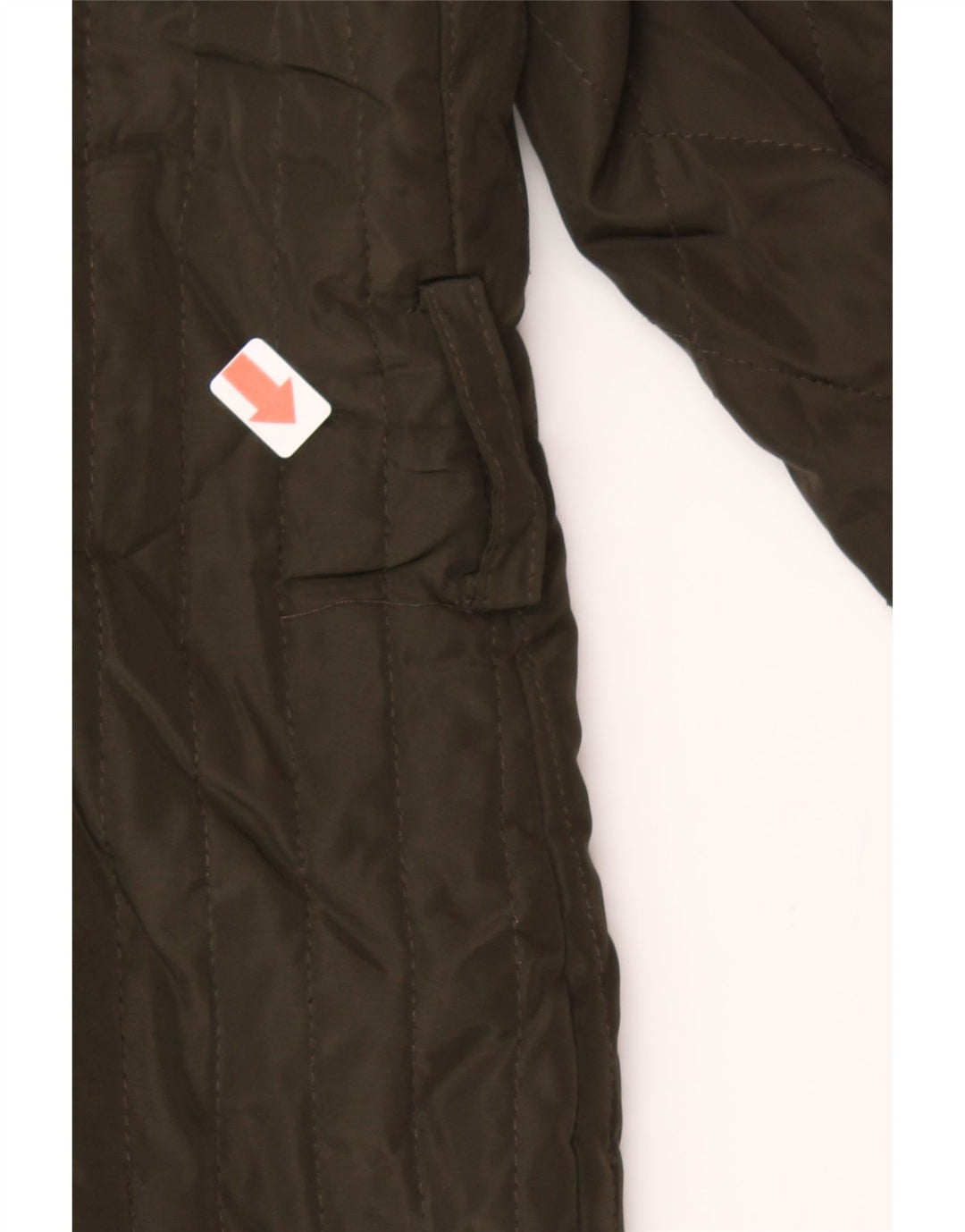 MICHAEL KORS Womens Hooded Quilted Jacket UK 18 XL Green Polyester Vintage Michael Kors and Second-Hand Michael Kors from Messina Hembry 