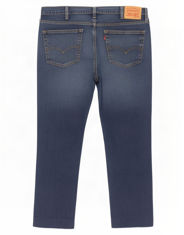 Levi's Masculino 511 Slim Jeans W38 L27 Azul Marinho Algodão