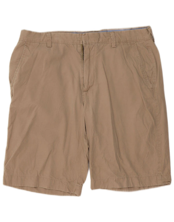 J. CREW Mens Rivington Chino Shorts W34 Grande Algodão Bege