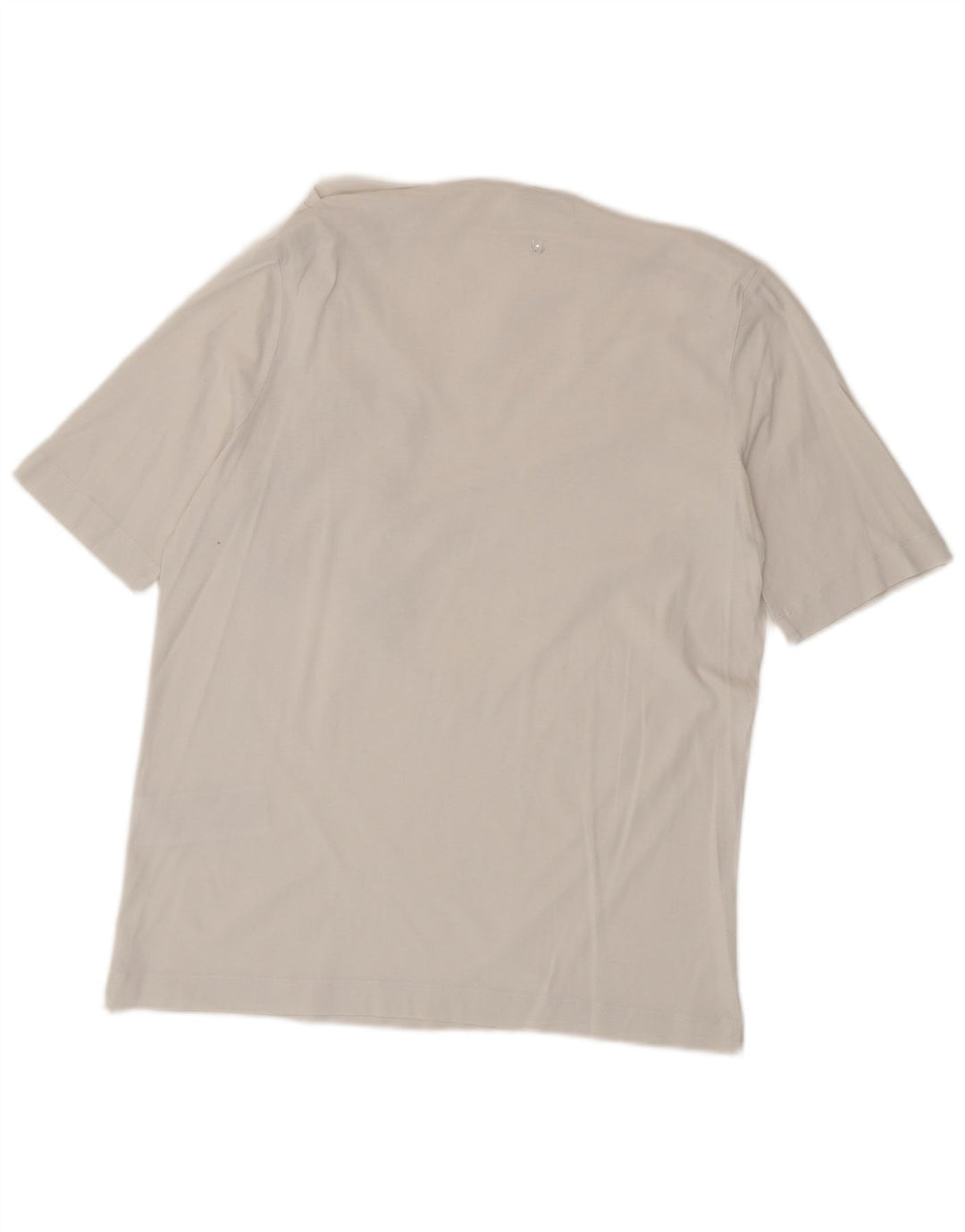 Camiseta feminina Liu Jo com estampa gráfica Top IT 42 algodão branco médio