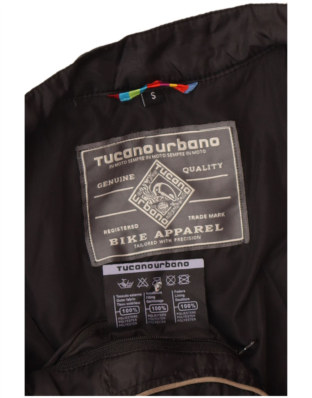 Jaqueta acolchoada masculina Tucano Urbano UK 36 poliéster preto pequeno