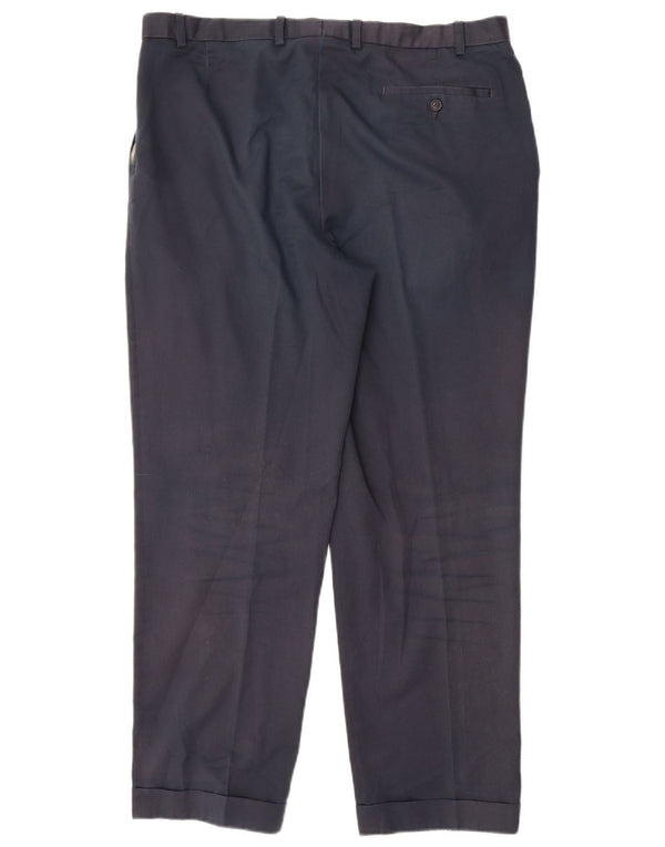Calça masculina Marks & Spencer Blue Harbour Pegged Suit W38 L31 Azul marinho