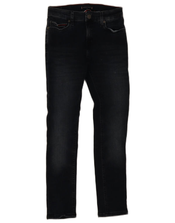 Tommy Hilfiger Meninos Jeans Skinny 9-10 Anos W22 L24 Azul Marinho Algodão