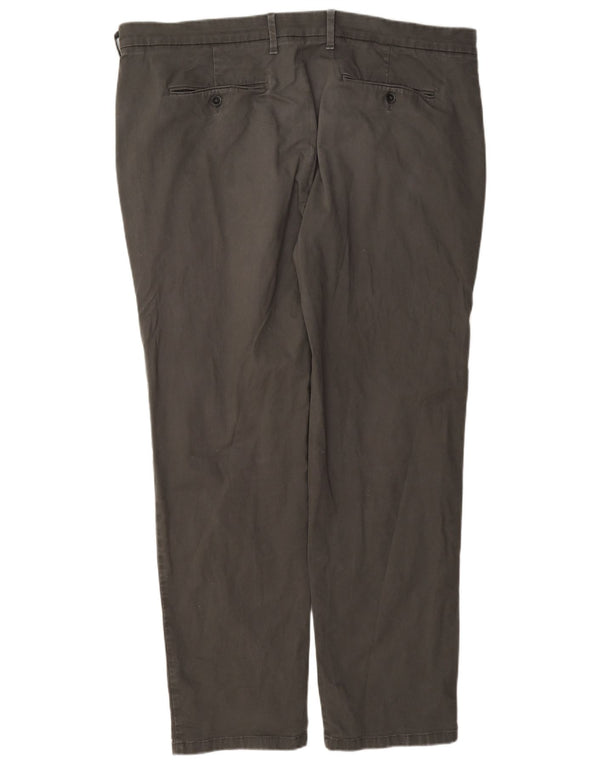 Calça Chino Masculina Marks & Spencer Regular Fit W40 L33 Algodão Cinza