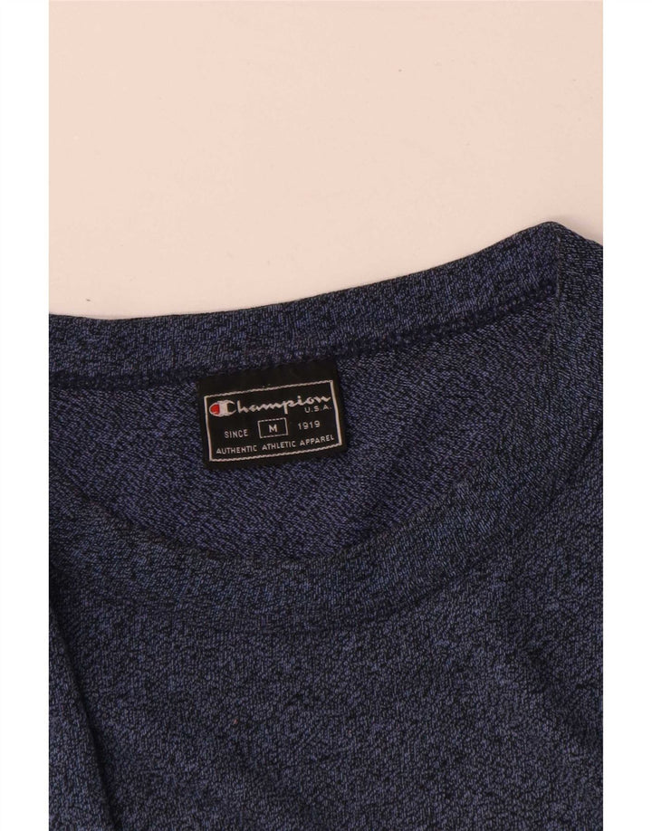 Camiseta masculina Champion Graphic Top Médio Algodão Azul Marinho