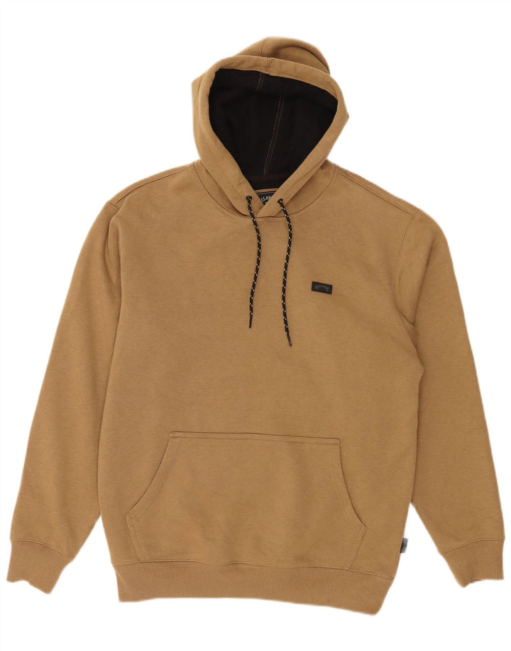 Billabong Mens Hoodie Jumper Médio Poliéster Bege