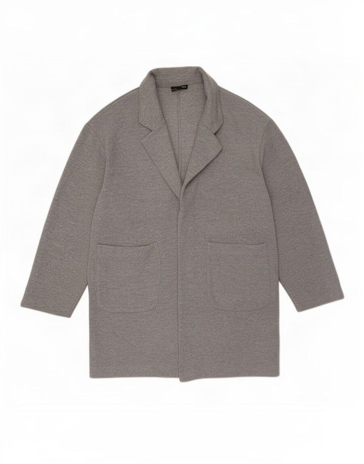 Sobretudo aberto feminino Zara UK 10 pequeno cinza