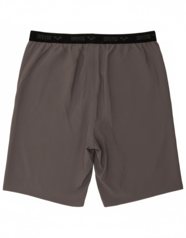 Arena Mens Sport Shorts 2XL Poliéster Cinza