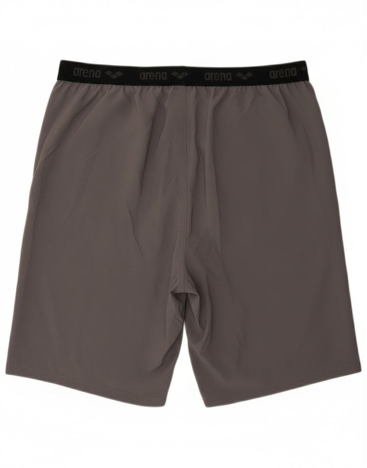 Arena Mens Sport Shorts 2XL Poliéster Cinza