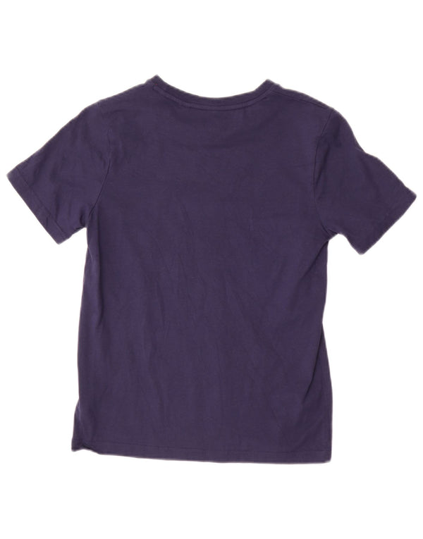 Camiseta masculina Timberland 11-12 anos XS azul marinho algodão colorblock
