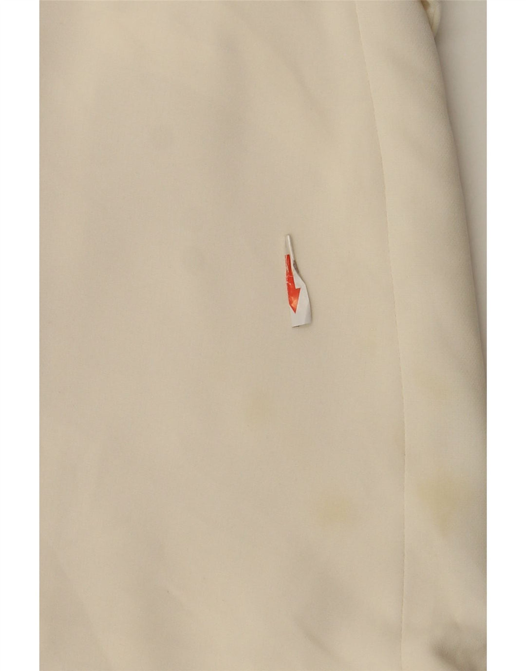 Jaqueta blazer aberta feminina Zara UK 10 pequena poliéster branco