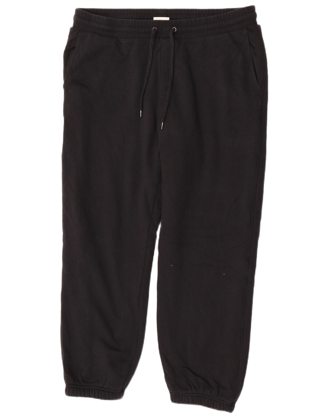 Calça esportiva masculina Marks & Spencer, joggers, algodão preto grande
