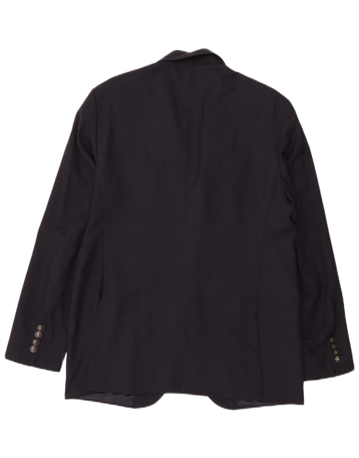 Jaqueta Blazer Masculina Polo Ralph Lauren com 2 Botões IT 54 XL Lã Azul Marinho