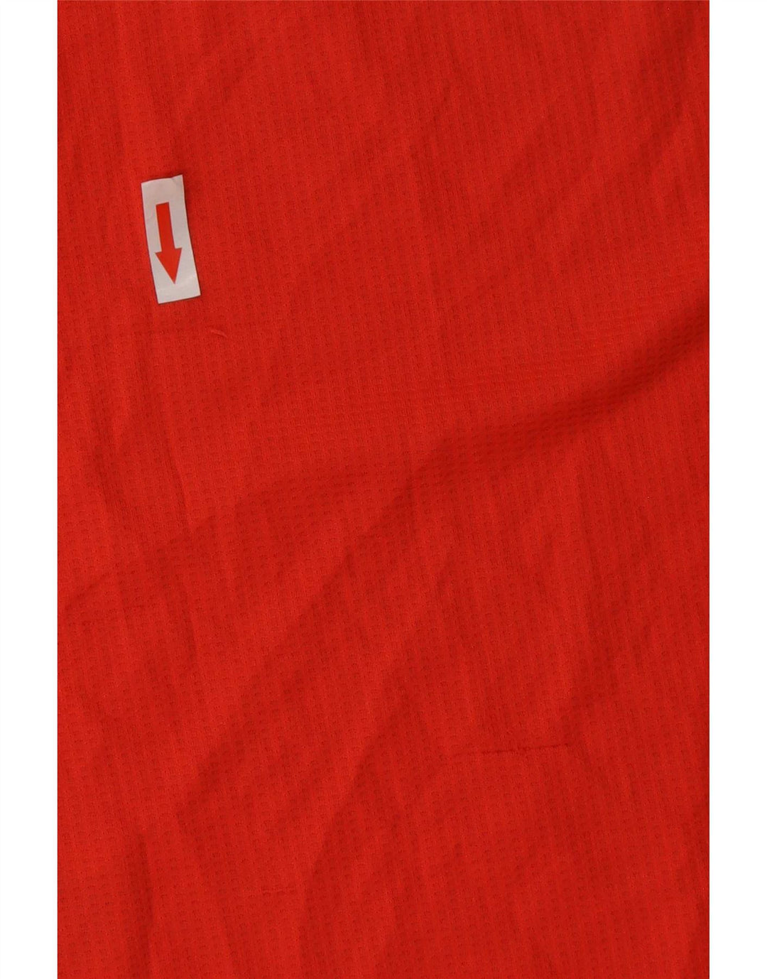 Camiseta masculina Adidas Climacool Top médio vermelho colorblock poliéster