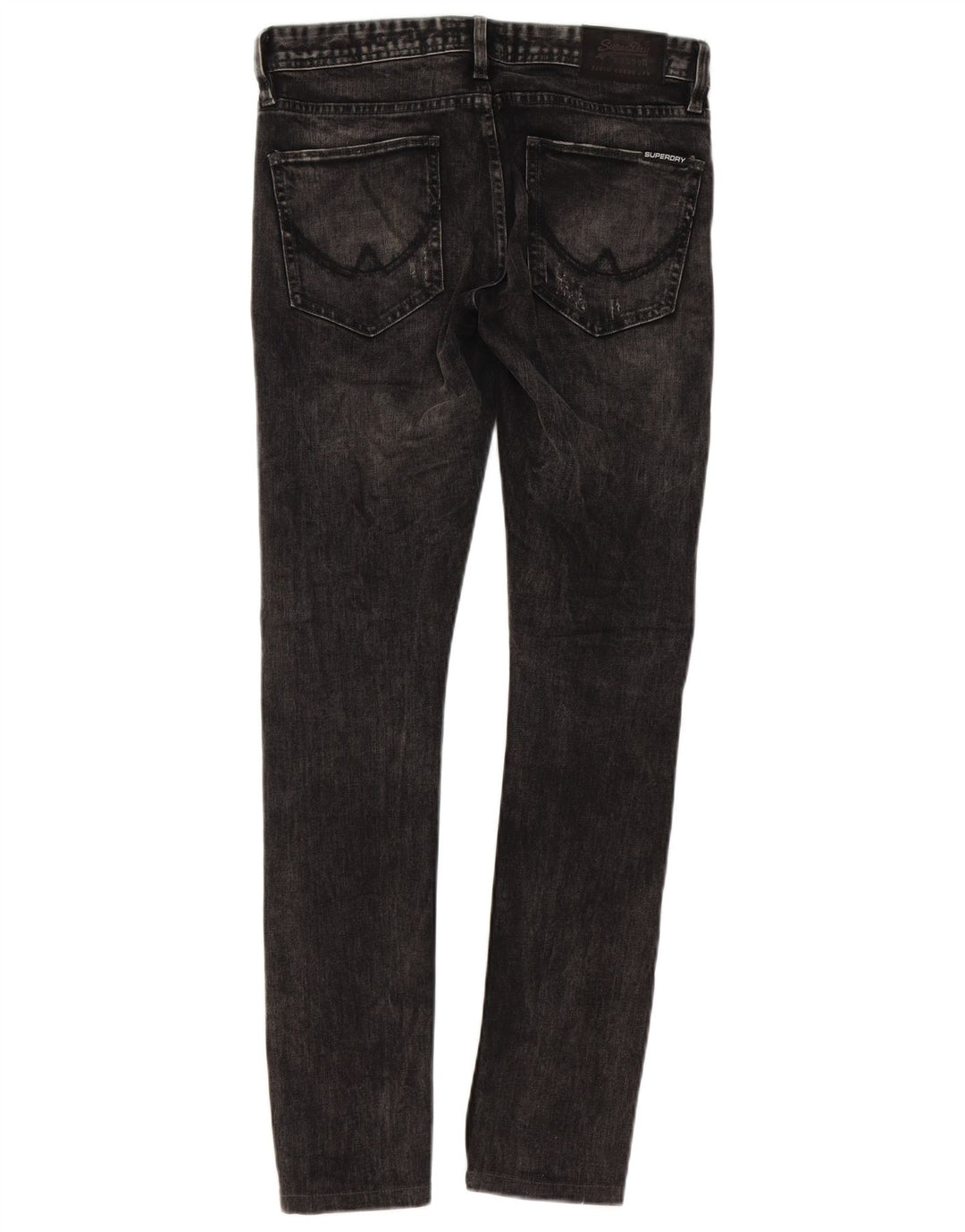 Calça jeans skinny masculina SUPERDRY W29 L32 algodão cinza