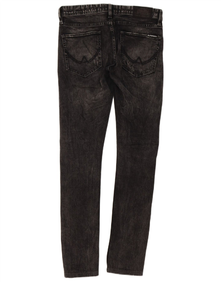 Calça jeans skinny masculina SUPERDRY W29 L32 algodão cinza