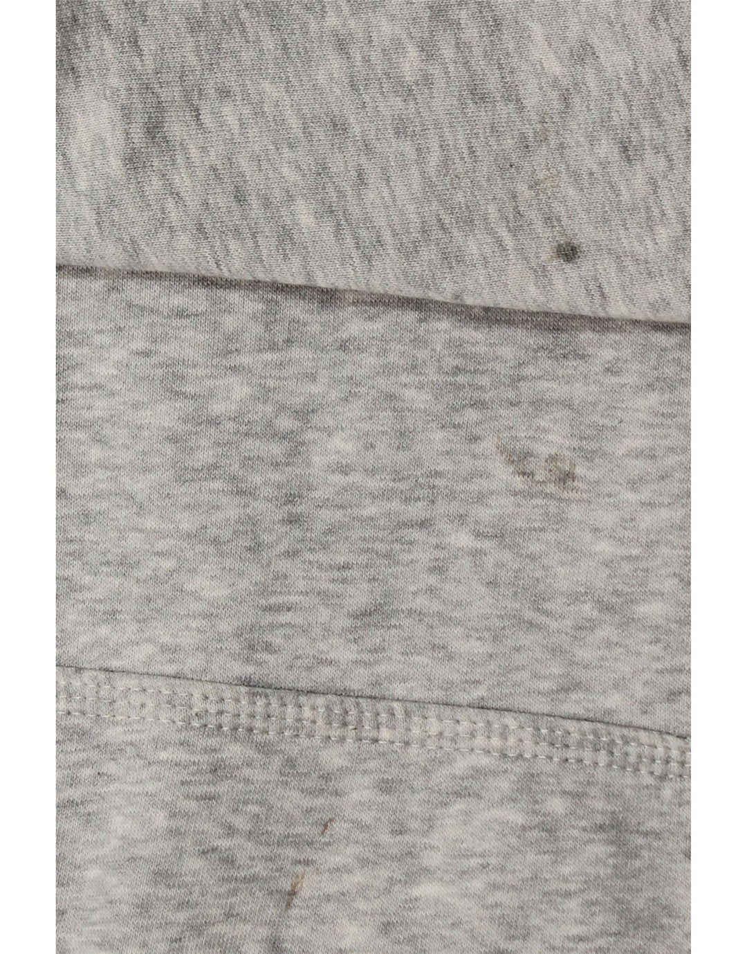 Suéter com capuz gráfico masculino Nike médio cinza algodão manchado