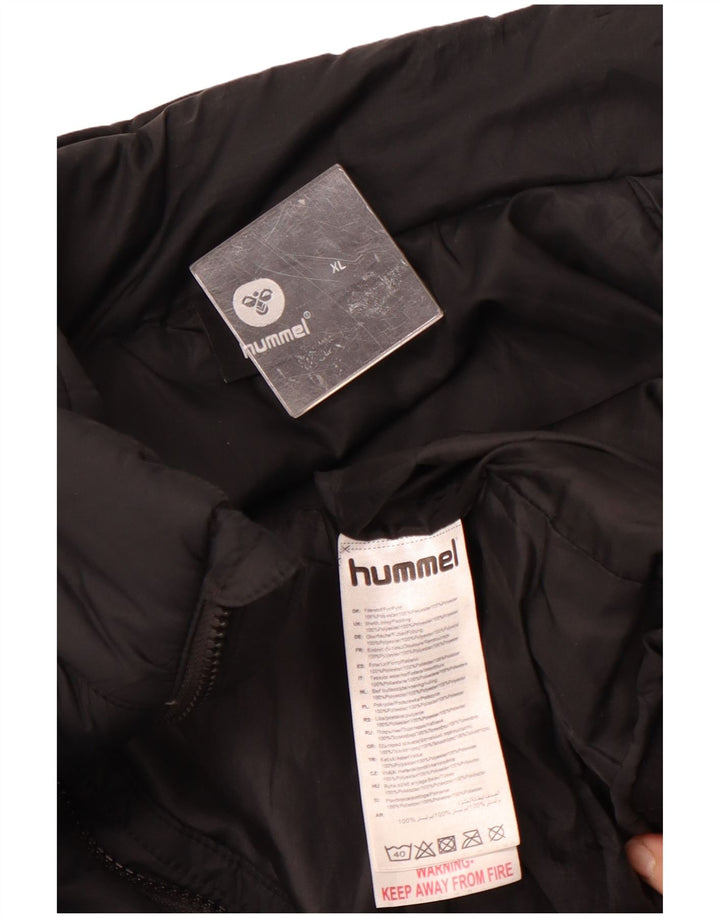 Jaqueta acolchoada masculina Hummel UK 42 XL poliéster preto